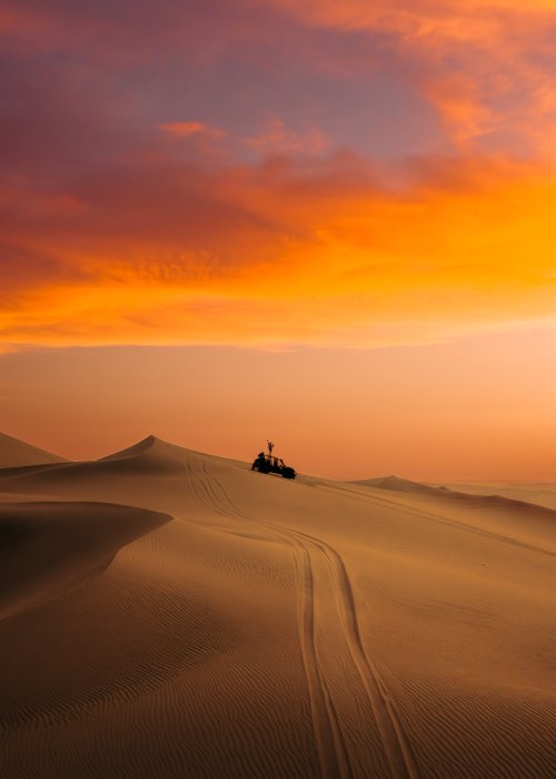Sunset en el desierto